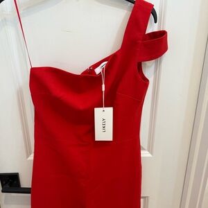 Revolve Likely red jumpsuit NWT